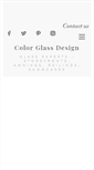 Mobile Screenshot of colorglassdesign.com